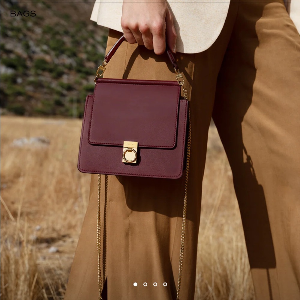 Polène Numéro Sept Mini in Burgundy